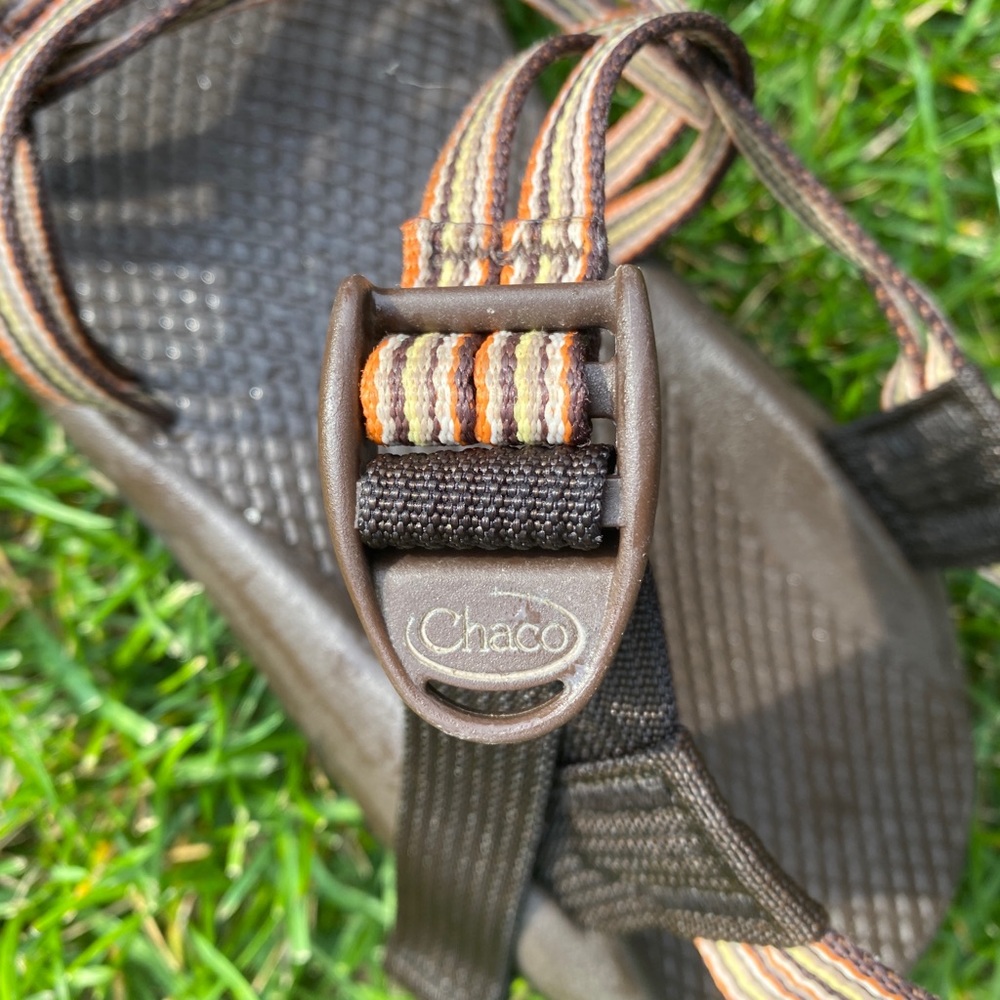 Chaco ZX/2 Vibram Unaweep Multi Brown Sandals 9
